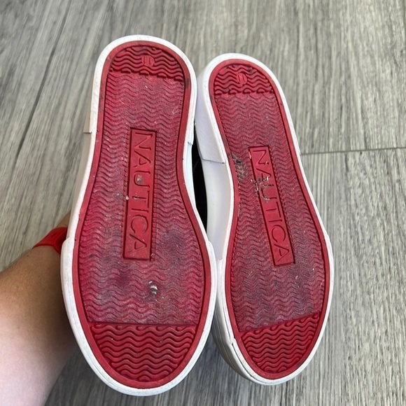 Nautical Black High Top Sneakers Size 11 - Picture 6 of 7